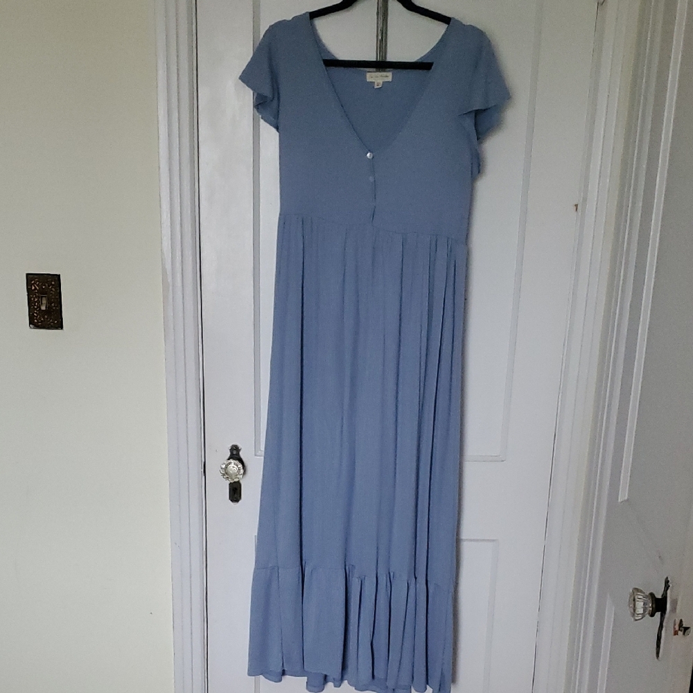 Large Blue Maxi Dress